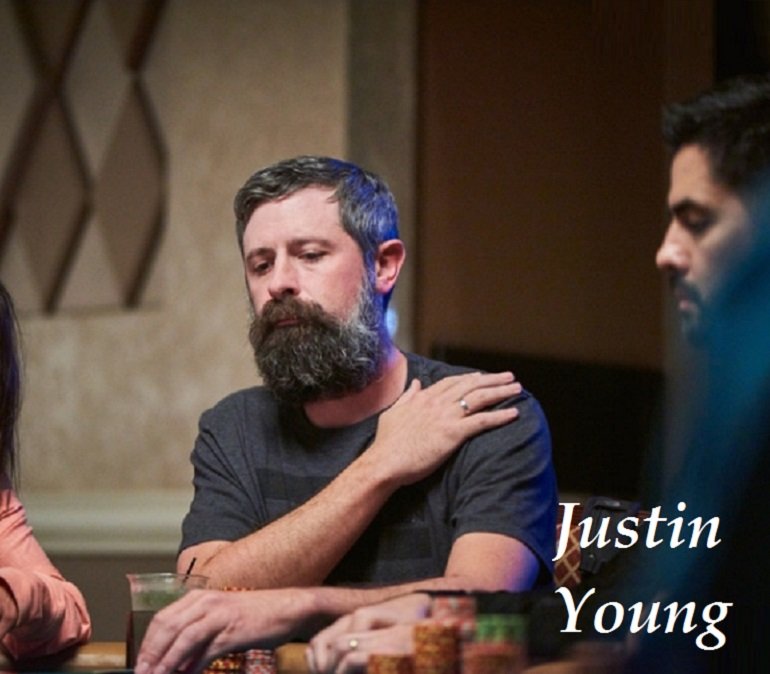 Justin Young at WSOP2018 №73 Double Stack Turbo Event
